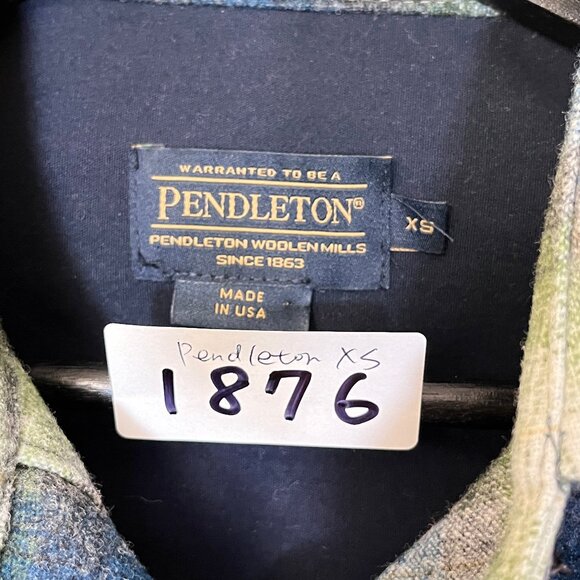 Pendleton Canyon 100% Virgin Wool Snap Button Western Shirt - Women's Size XS - Picture 3 of 10